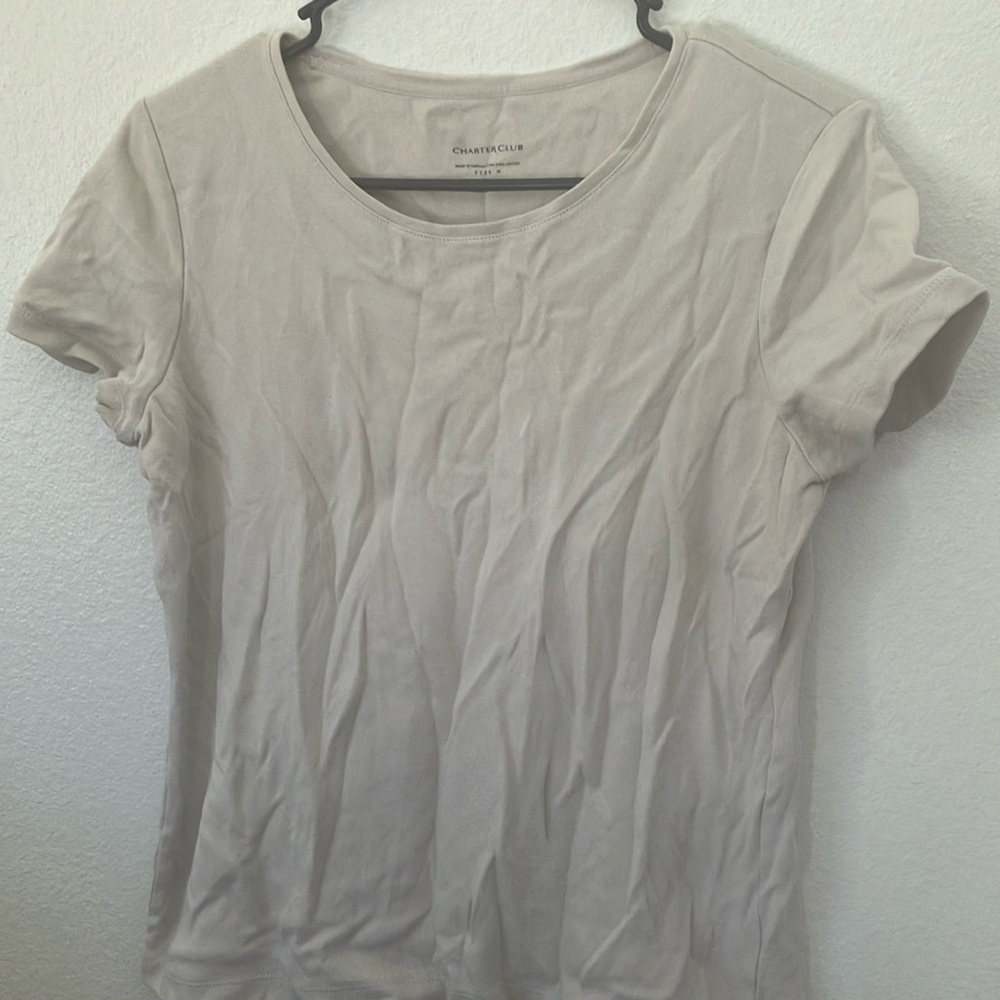 FINAL MARKDOWN Charter club t shirt medium
